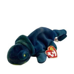 👠 1997 TY “Rainbow” Beanie Baby Chameleon - NWT